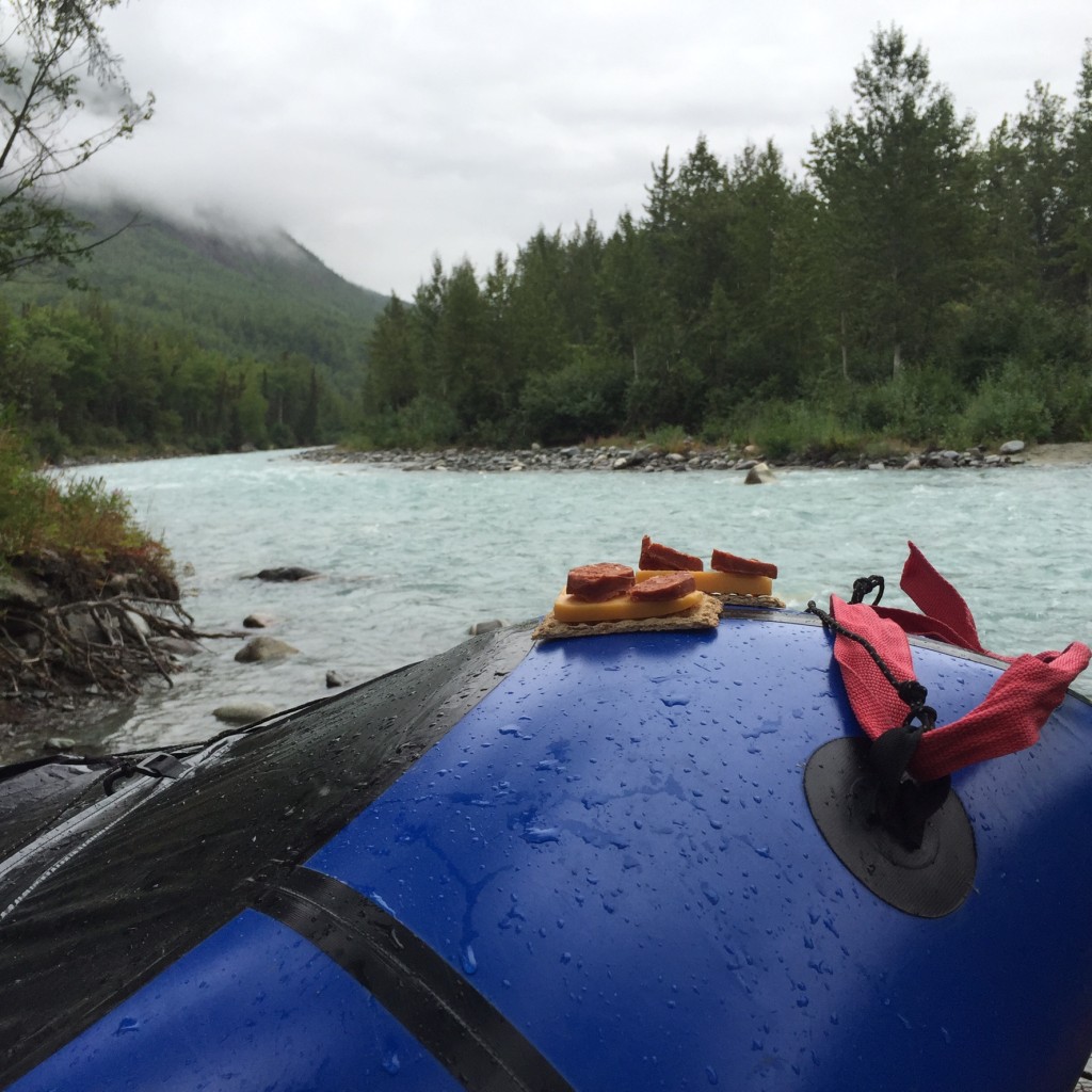 RyKrisp rafting along King's River, Alaska